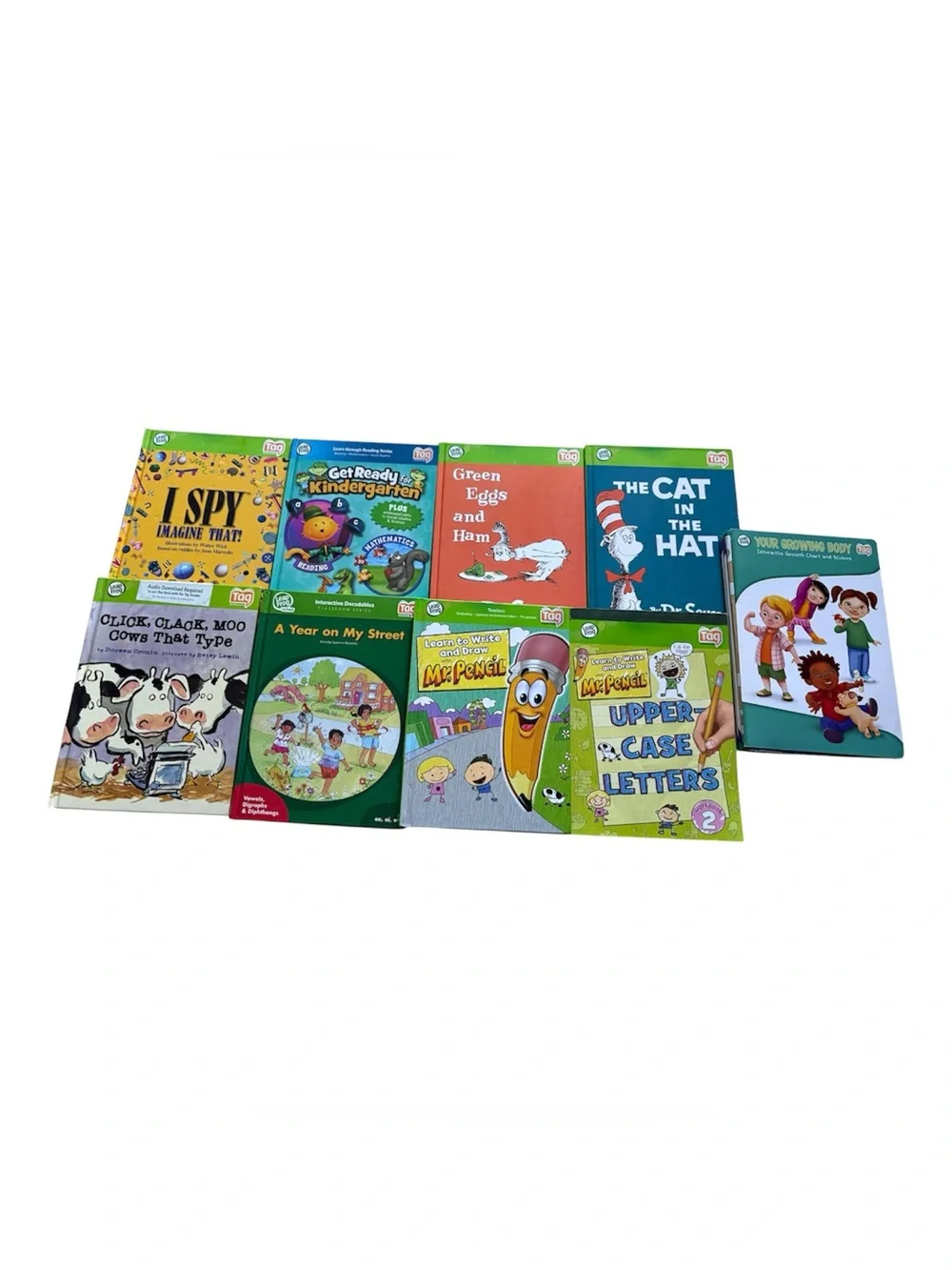Lot of 20 Leap Frog Tag Interactive Books Early Learning Reading Chart Stickers
